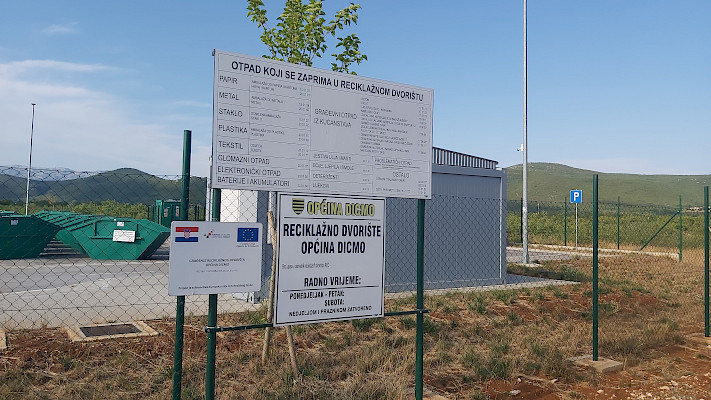 Obavijest o radu reciklažnog dvorišta Općine Dicmo